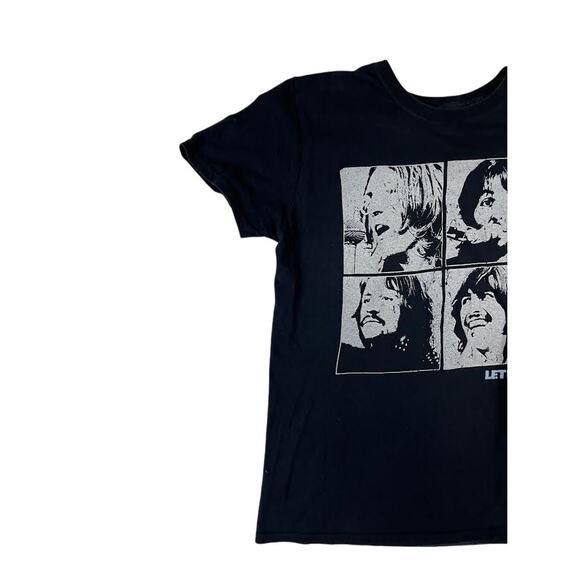 Beatles Let It Be T-Shirt Medium Black Official Licensed Apple Corps 2018 - Picture 5 of 7